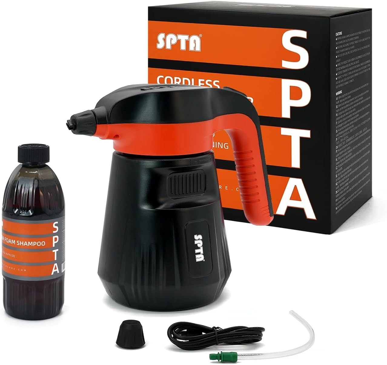 Pressure Foam Sprayer, 2.25L/76 oz Electric Pressurized Soap Sprayer Car Foam…