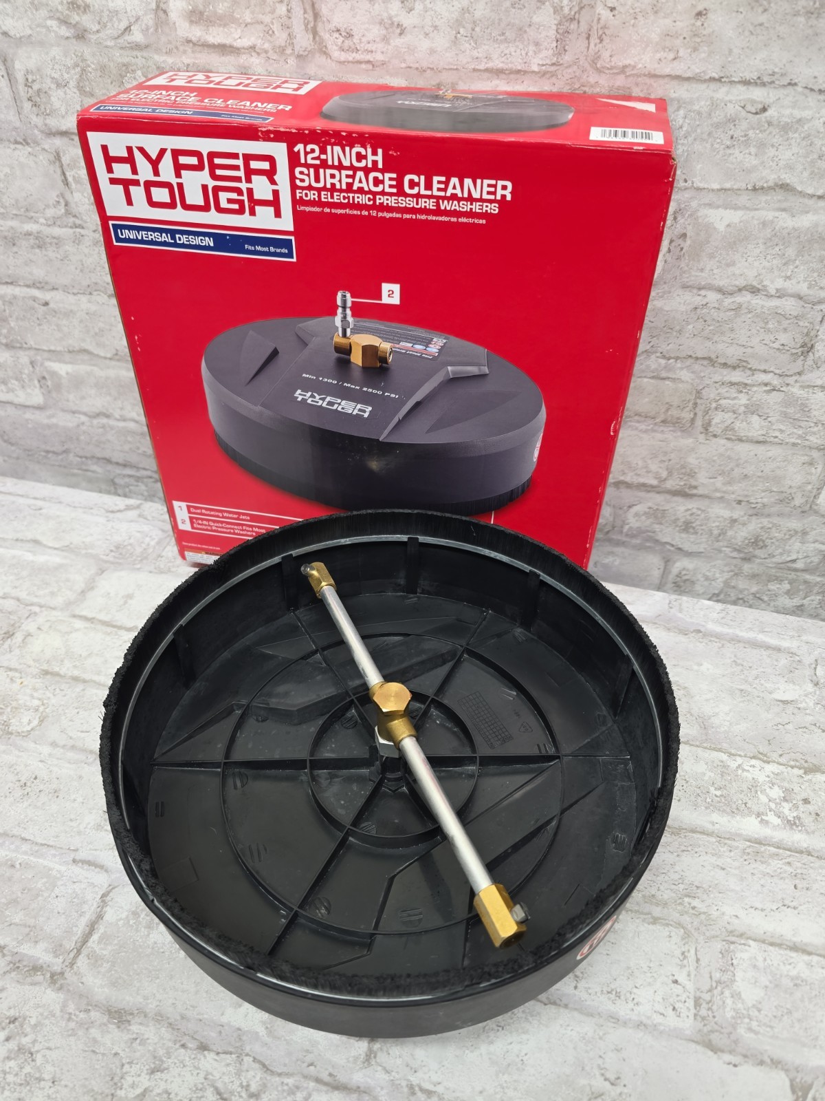 Hyper Tough 12″ Surface Cleaner for Electric Pressure Washers