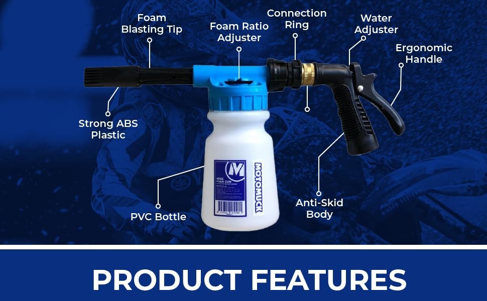 Hose foam Gun – Car Wash Foam Gun – Sprayer – Spray Gun Cleaner – Snow Foam B…