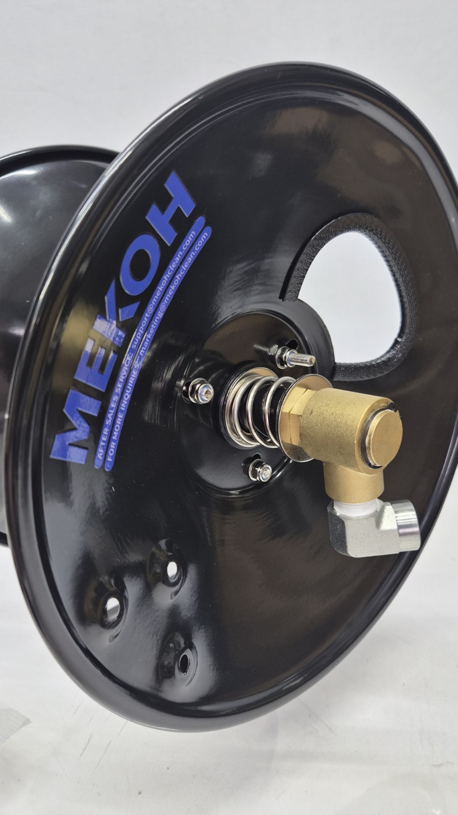 MEKOH Pressure Washer Hose Reel 50ftx3/8”/65ftx1/4”, 4000PSI Pls Read Descript
