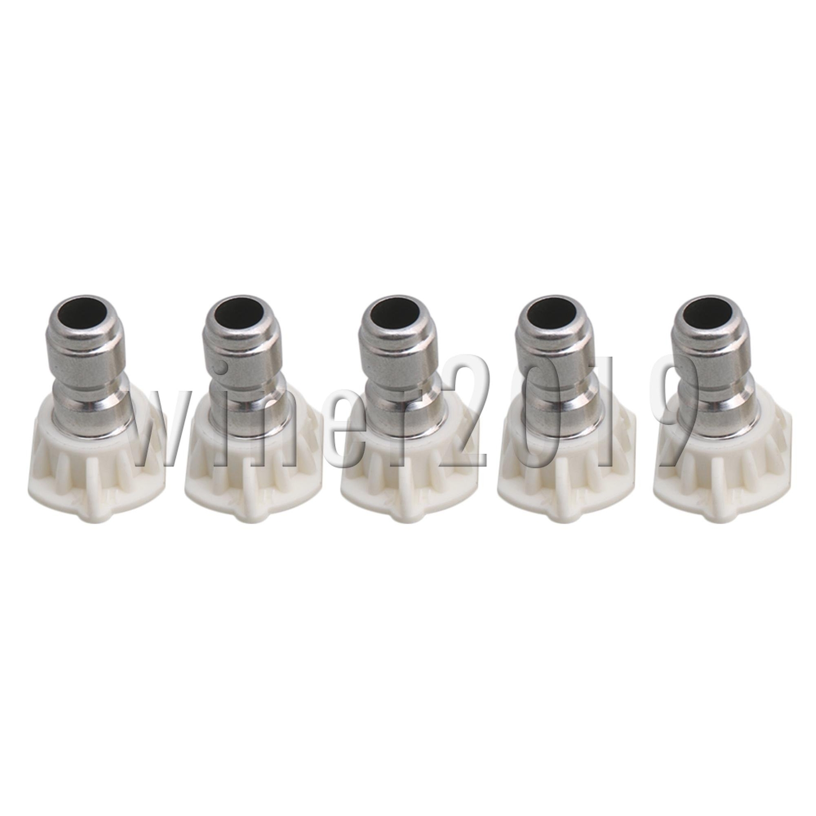 20PCS Stainless Steel Plastic 40 Degree Pressure Washer Spray Nozzles Tips Set