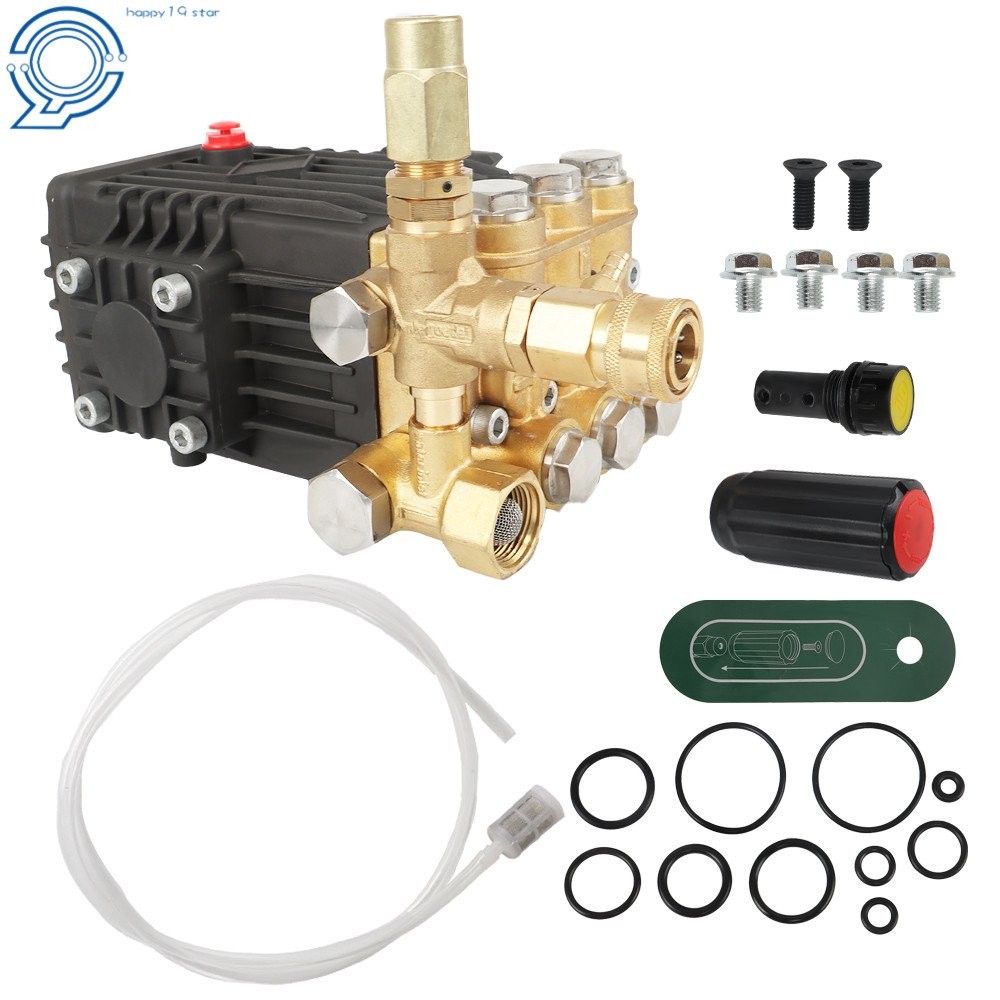 3000 PSI Pressure Washer Pump Replacement 3.1 GPM 3/4″ Horizontal Shaft 6.5 hp