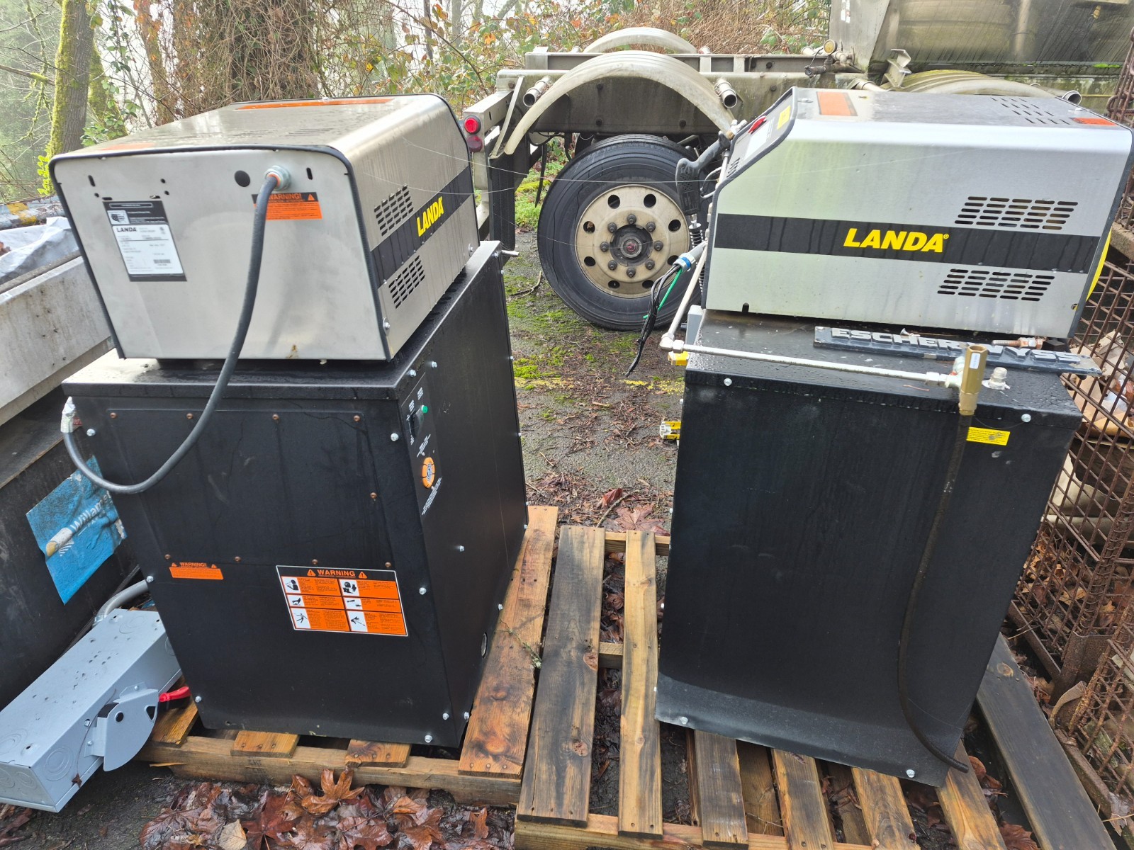 LANDA Heated Pressure Washer Model No. EHW4-30024F, 3000PSI, Max Temp 120F