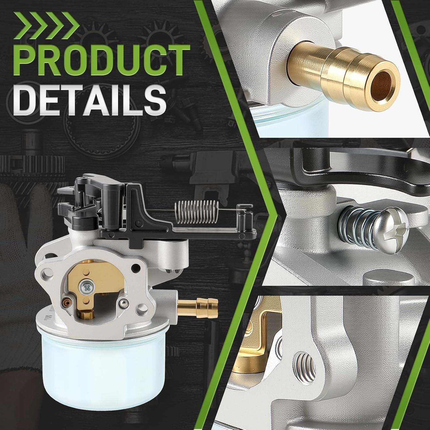 Carburetor Kit Compatible with Troy-Bilt Pressure Washer 595390 8 Pack
