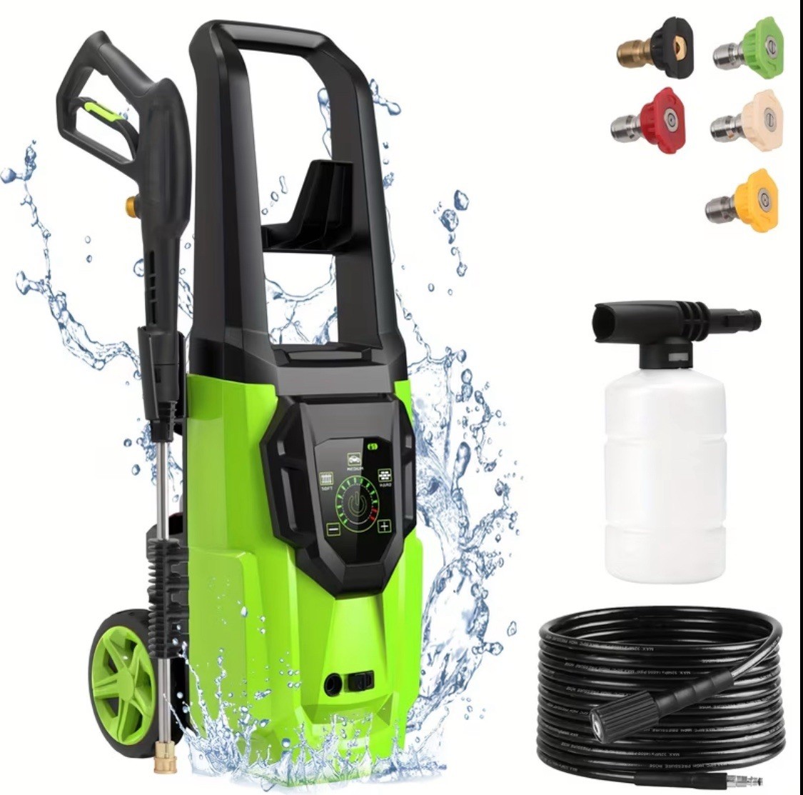 Electric Pressure Washer 5000PSI-Max 3.6GPM Power Washer Touch Screen Adjustable