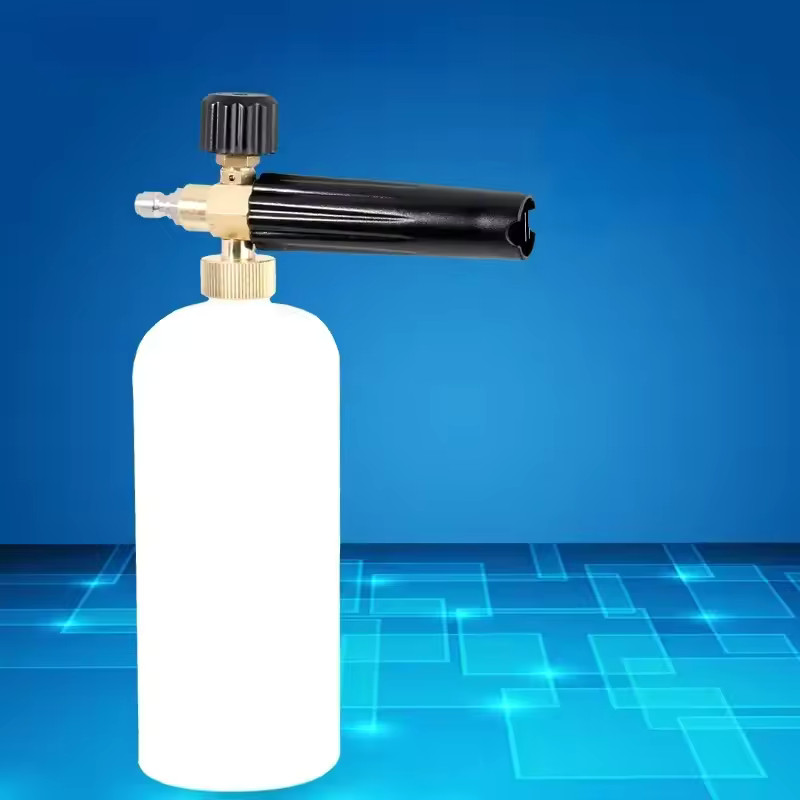 1/4″ Snow Foam Pressure Washer Gun Car Wash Soap Lance Cannon Spray Jet Bottle