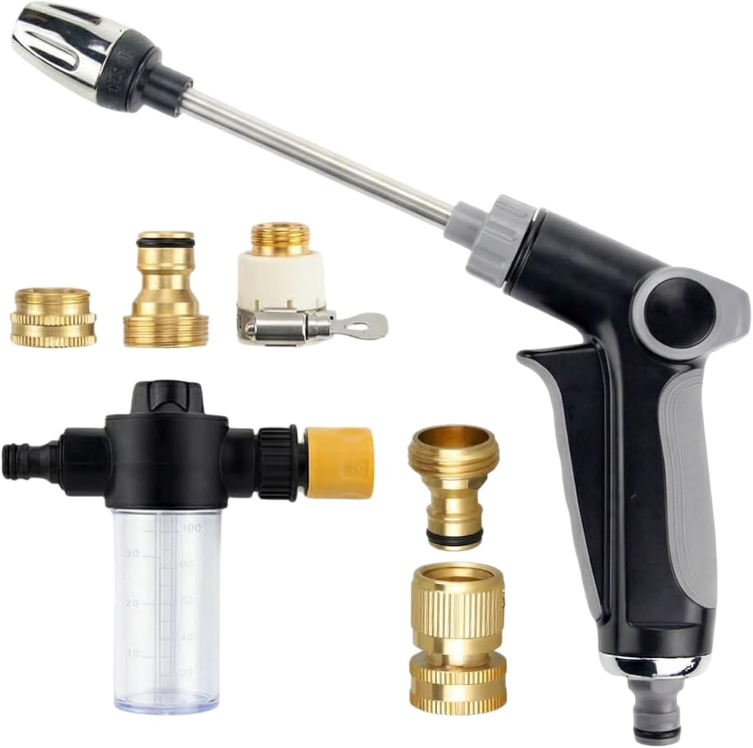 Pressure Washer Gu High Pressure Hose Nozzle 3 Spray Modes Handheld Pressure