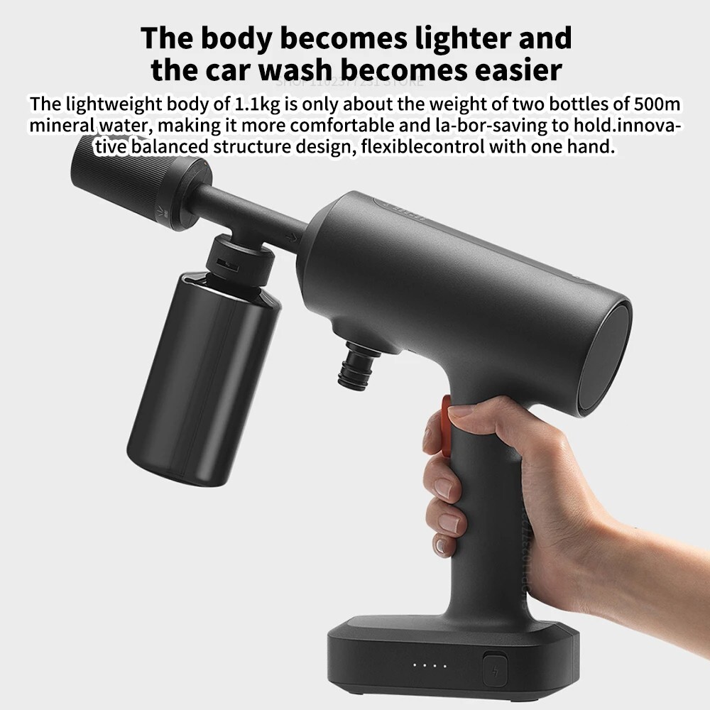 XIAOMI Electric Car Washer 2 Cordless High Pressure Water Gun Spray Cleaner USB