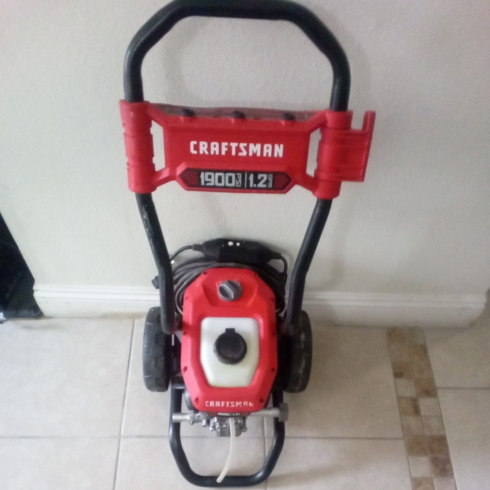 Craftsman CMEPW1900 Pressure Washer, 1.2 GPM,1900 Max PSI, For Parts Only