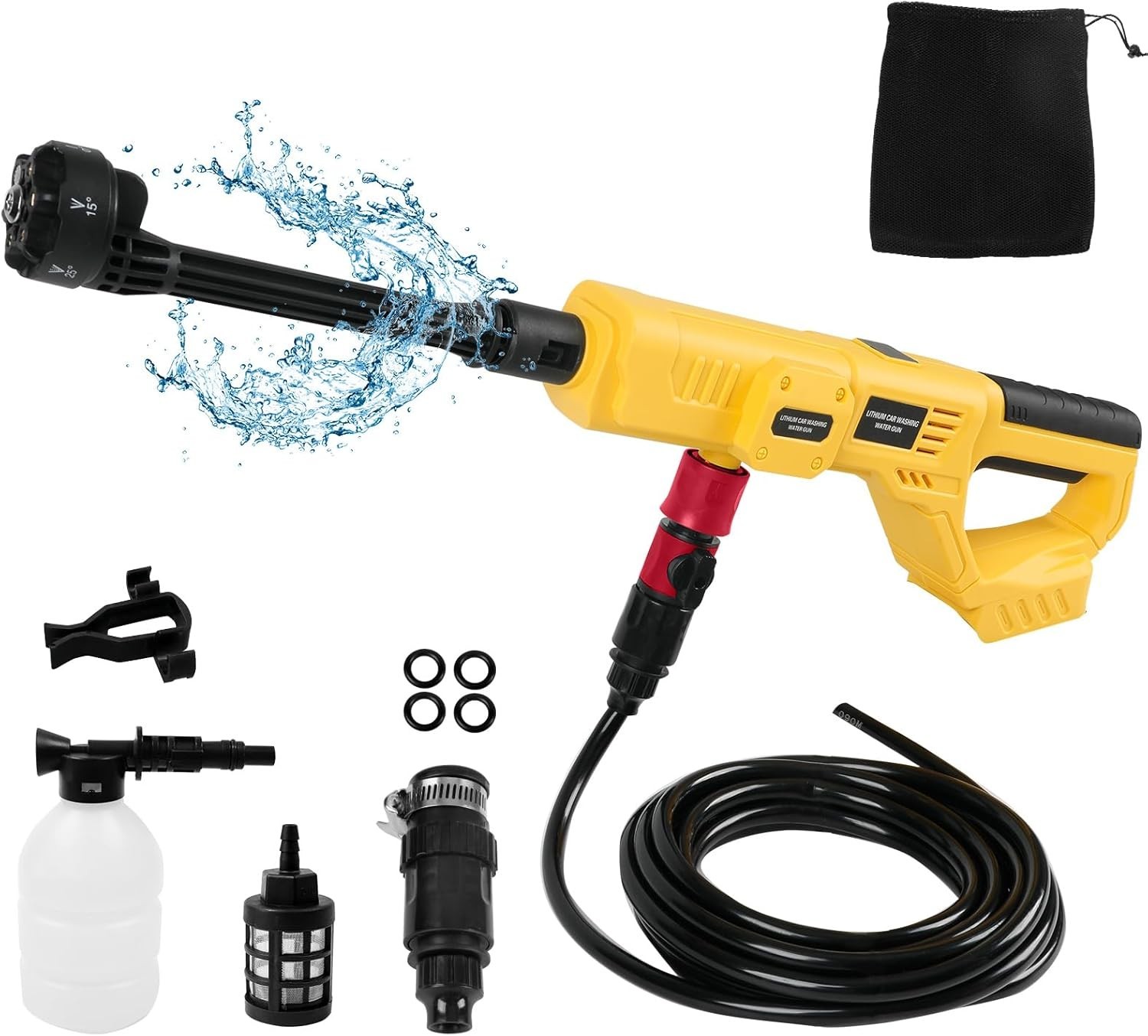 FOR DEWALT 20V Battery Cordless Car Washer High Pressure Water Spray Gun US