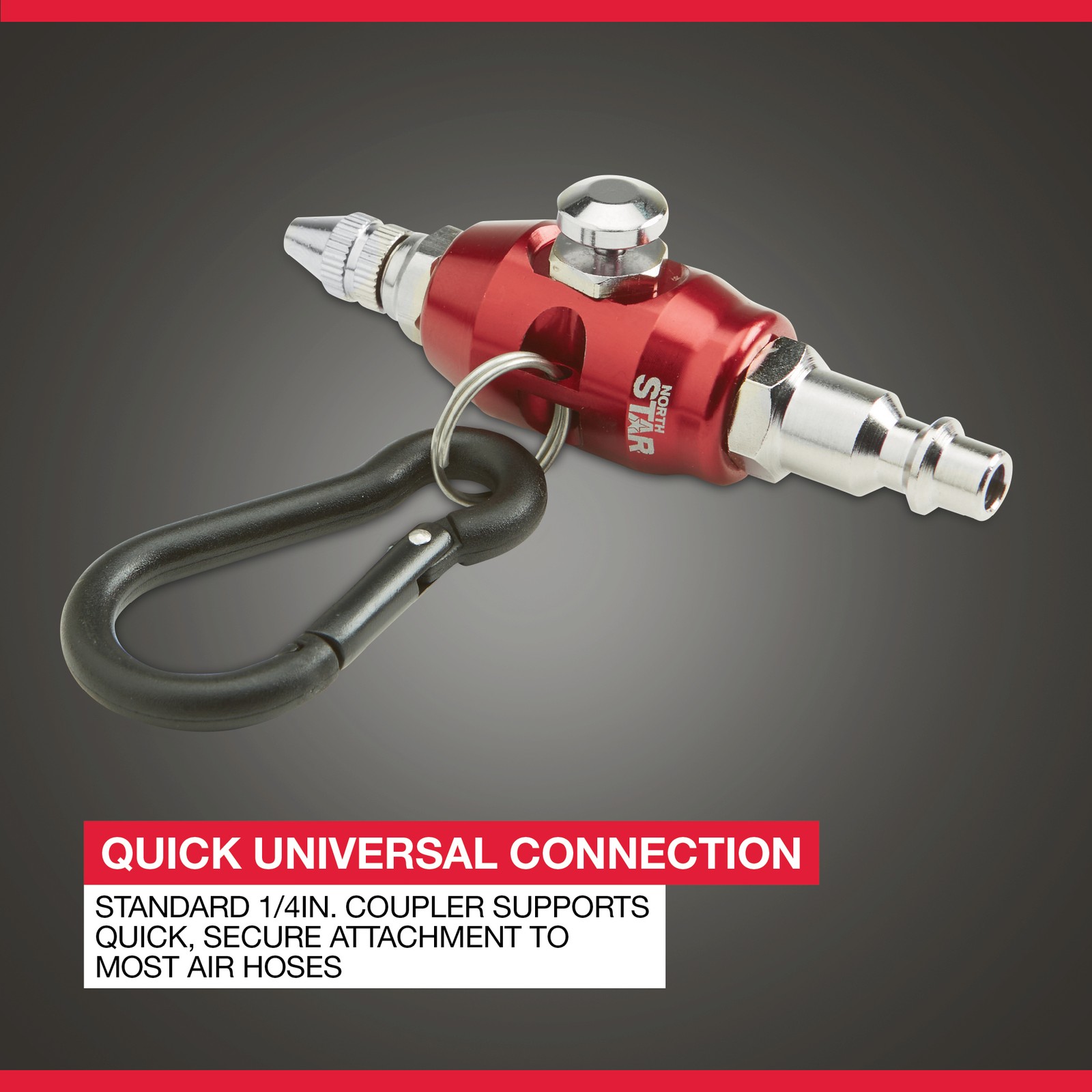NorthStar Mini Pocket Blow Gun with 1/4in. Coupler, 210 PSI
