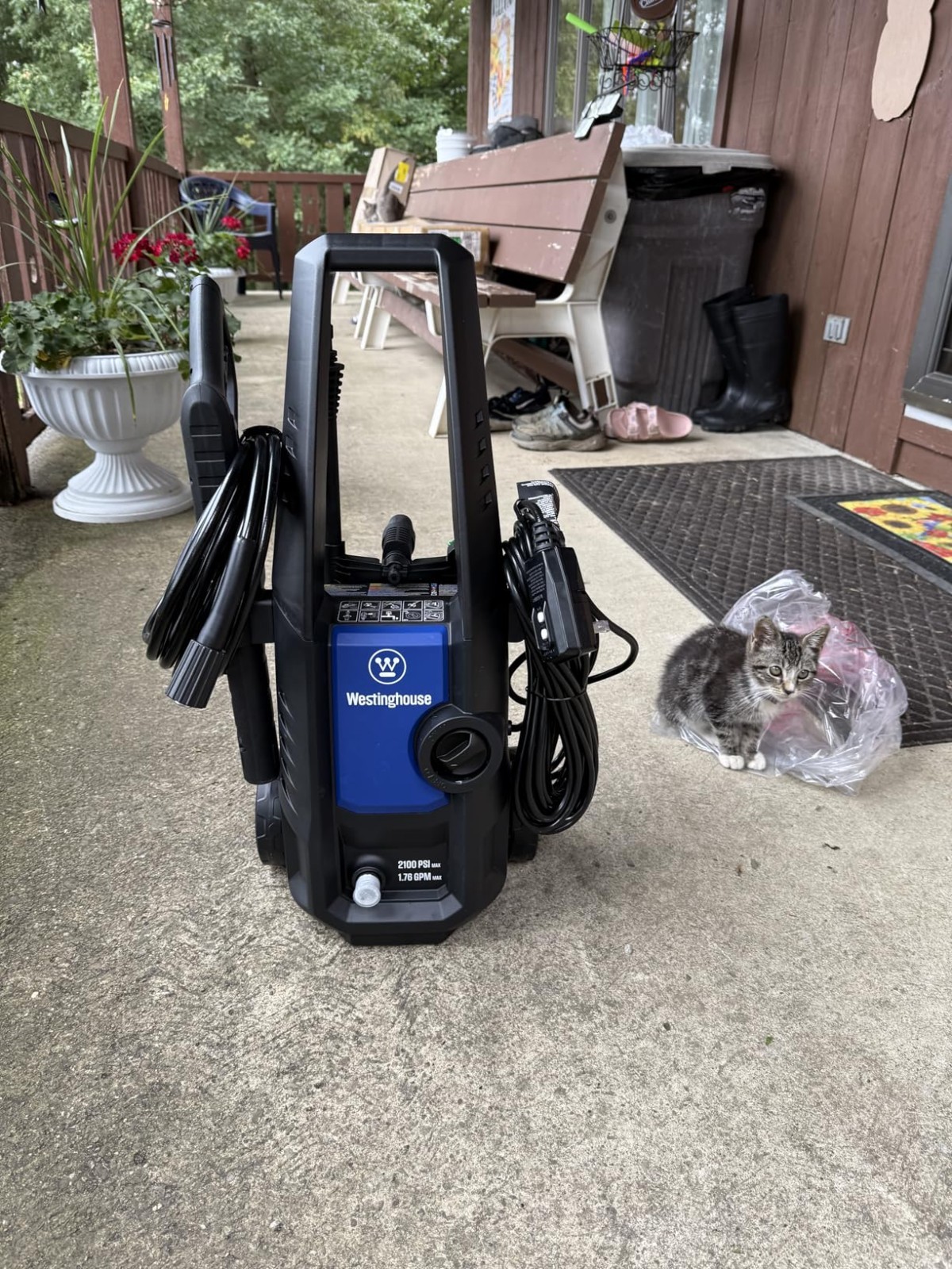 Electric Pressure Washer 2100 Max PSI 1.76 Max GPM with Foam Cannon