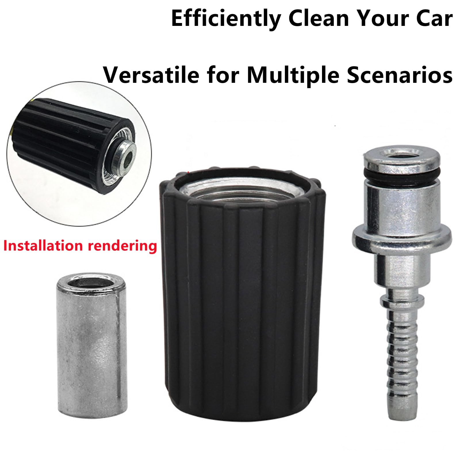 High Pressure Washer Hose Repair Kit, Hose Washers Insert Fittings Car Washer…