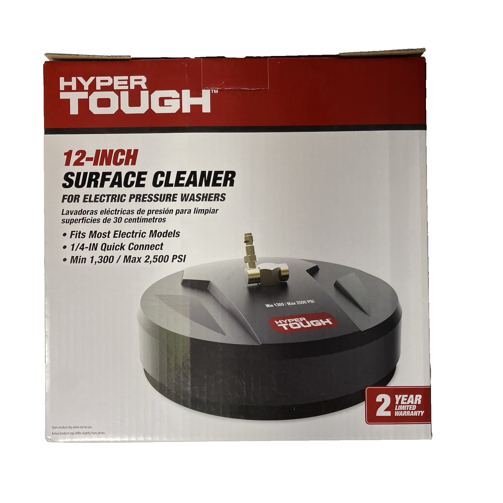 Hyper Tough 12″ Surface Cleaner Pressure Washer Attachment