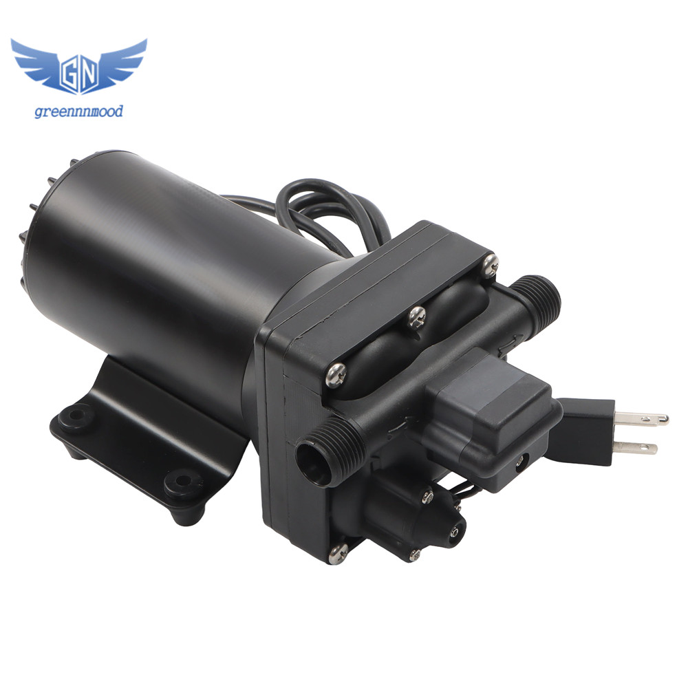 Water Pressure Booster Diaphragm Pump 4-chamber 110V AC for House 75PSI 5.5GPM