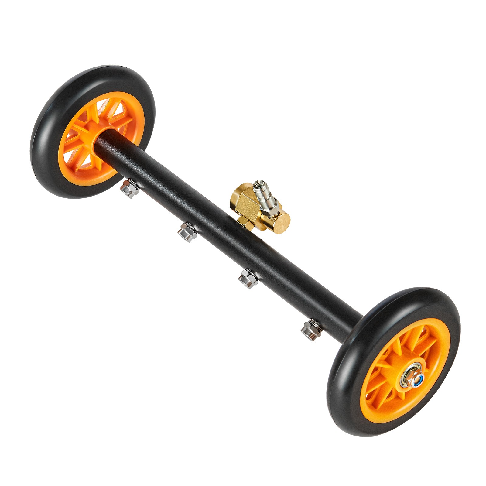 VEVOR 16″ Pressure Washer Undercarriage Cleaner with 2 Wheels 2 Extended Wands