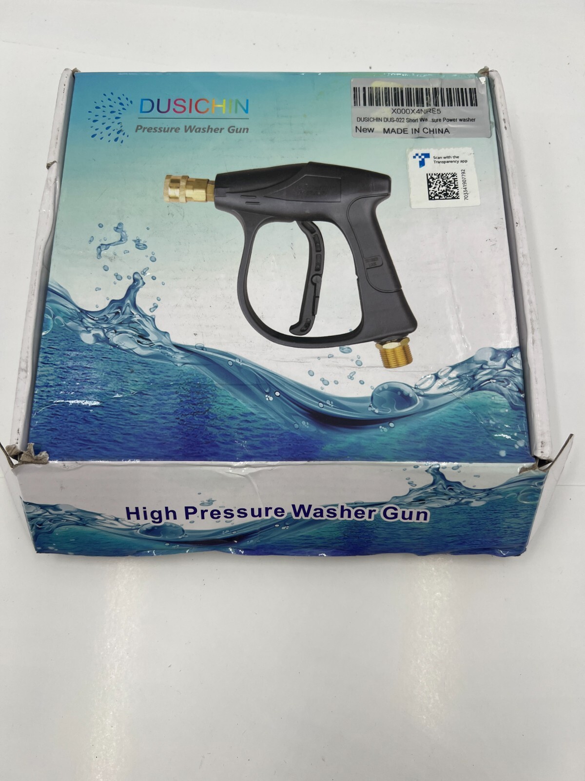 DUSICHIN DUS-022 Short Wand High Pressure Washer Gun 3000 PSI for Pressure Power