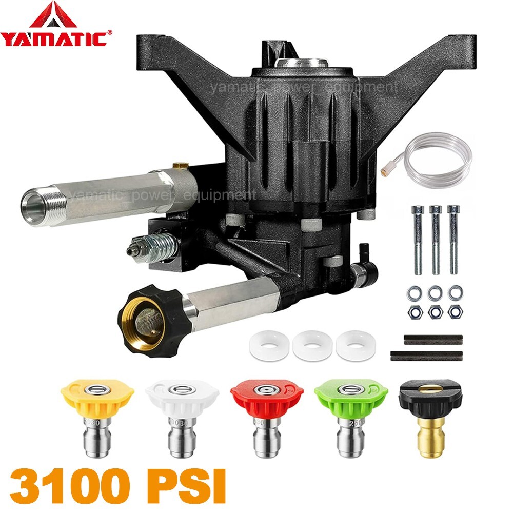 YAMATIC 7/8″ Shaft Vertical Pressure Washer Pump 3100 PSI Replacement Pump