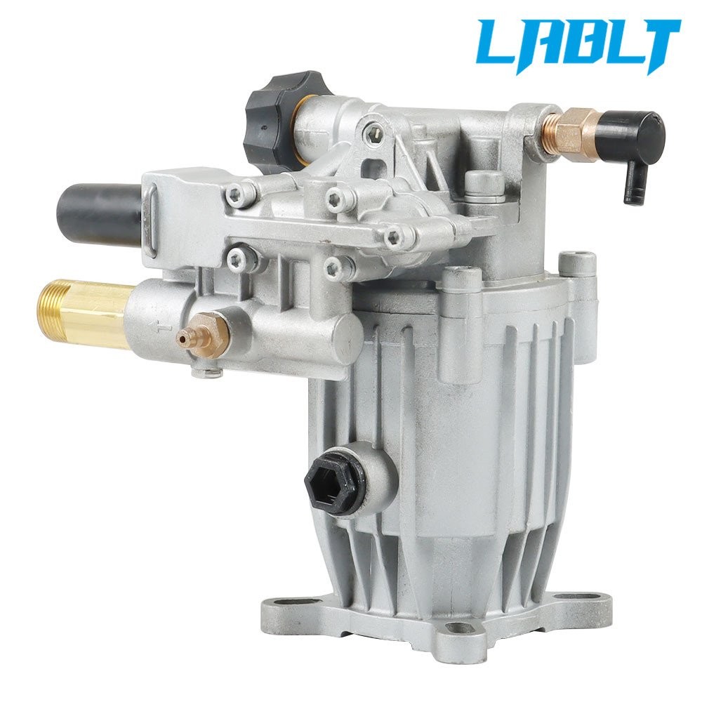 LABLT Pressure Washer Pump 3/4 HorizShaft MAX 3000 PSI 2.5 GPM Oil Sealed