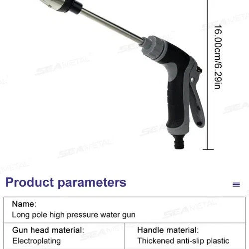Hose Hawk Pro 360° Rotating Pressure Washer Nozzle with 3 Spray Modes