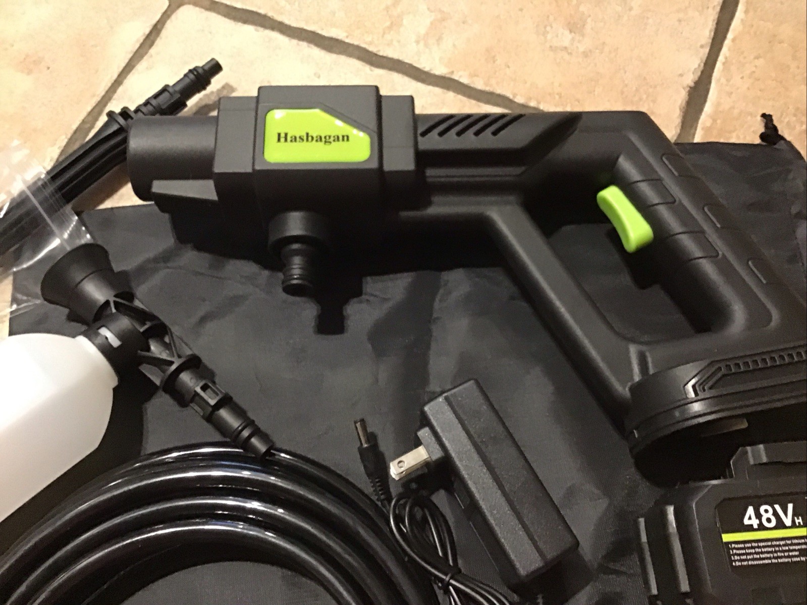 48V Cordless Pressure Washer/ Battery Powered with Charger & Battery – Open Box