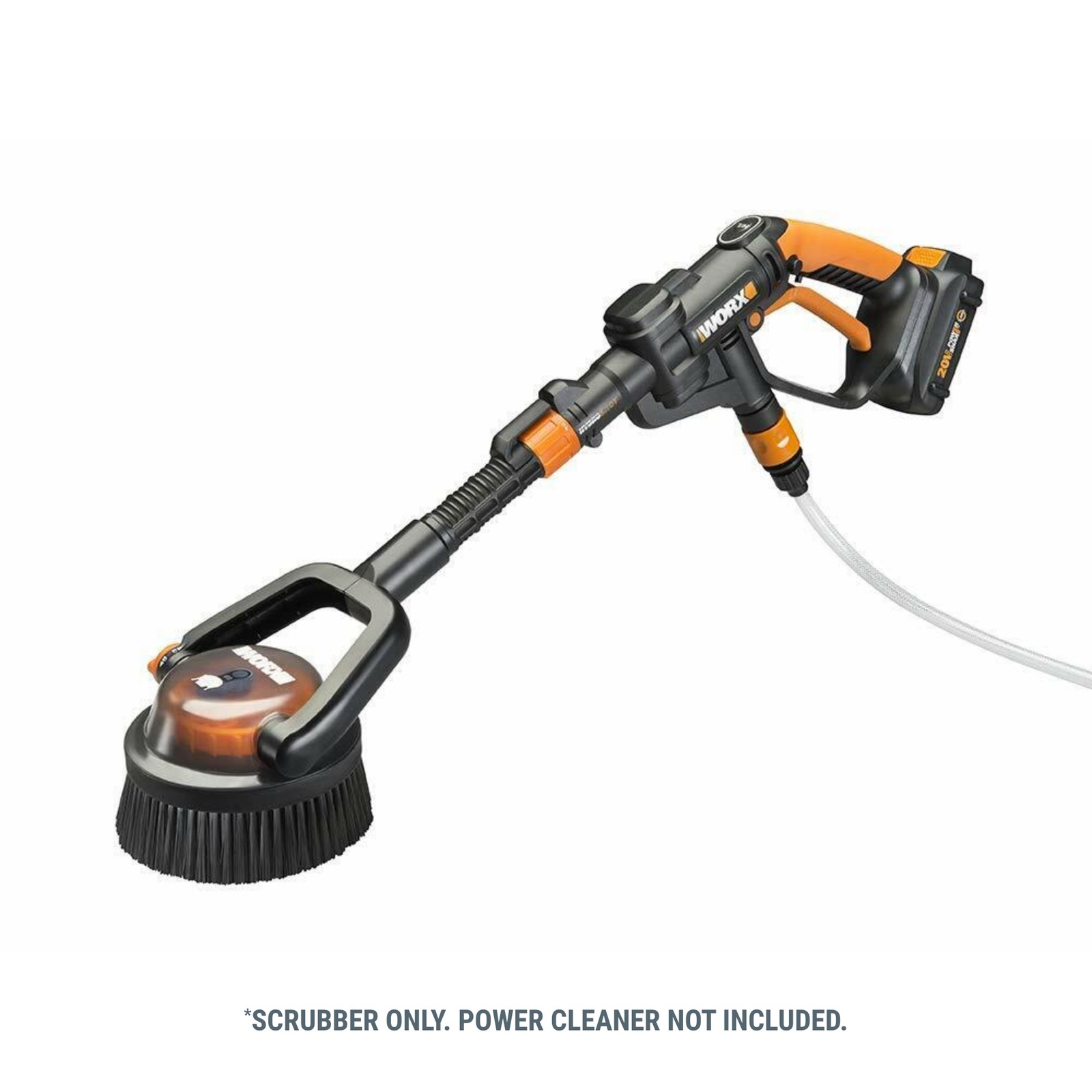 WORX WA1821 Hydroshot Adjustable Outdoor Power Scrubber (Hard Bristles)