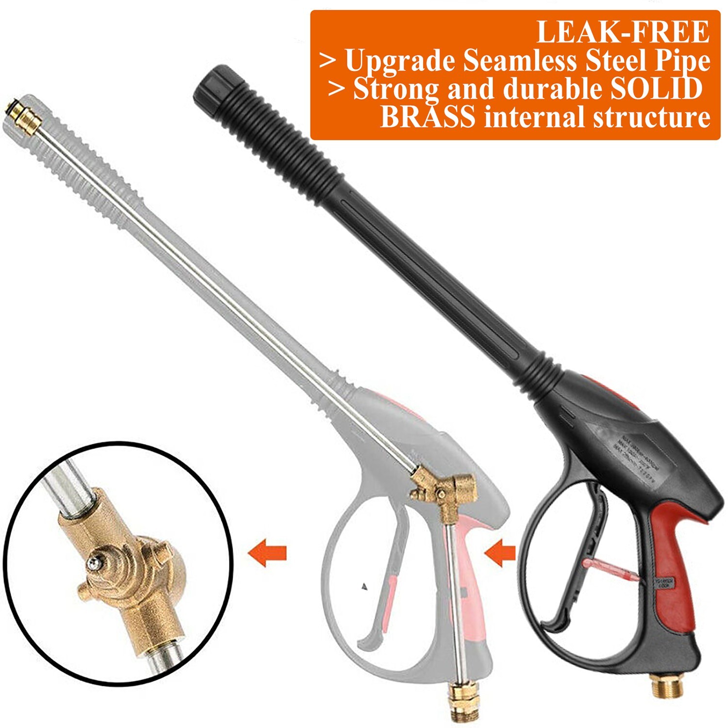 For Craftsman High Pressure Power Washer Spray Gun Wand Hose Kit+5 Tips New