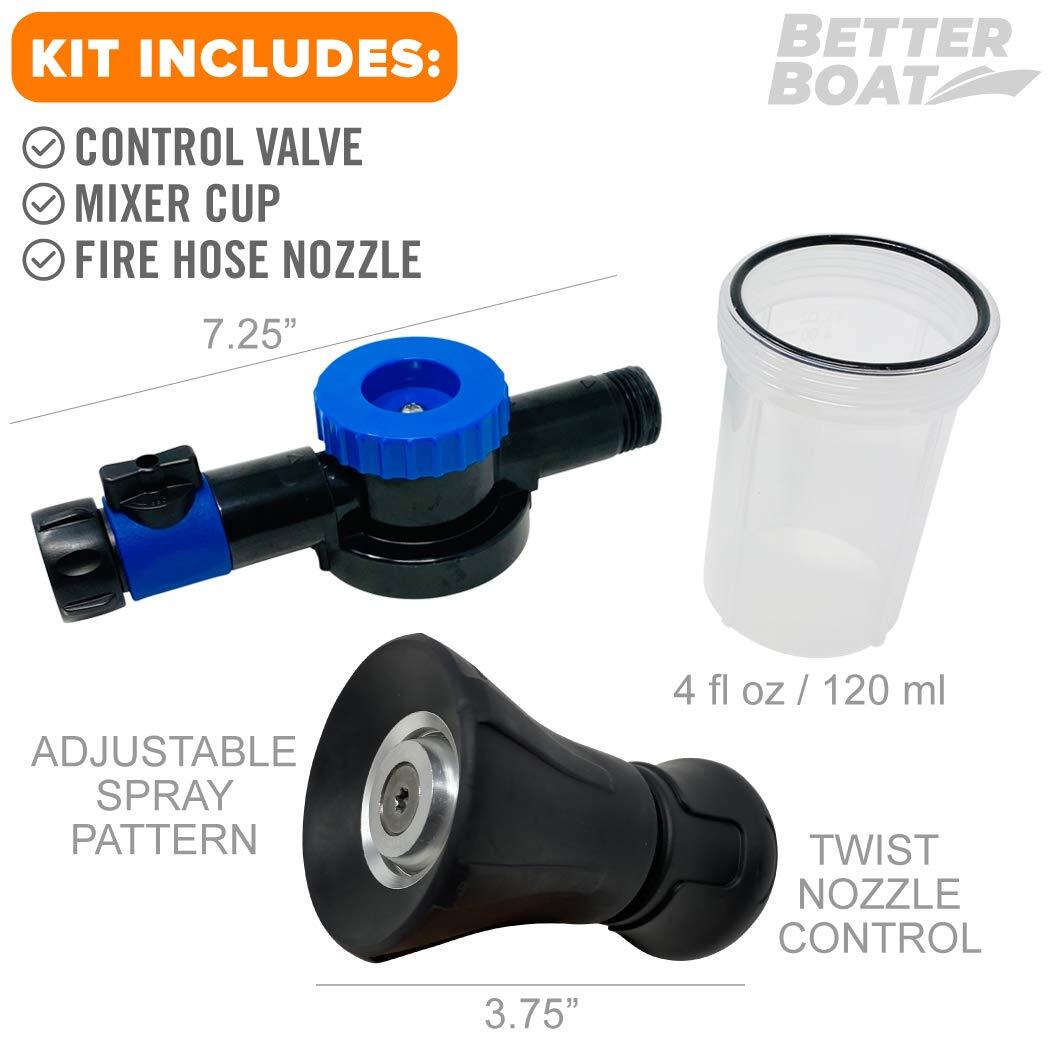 Car Wash Sprayer and Boat Engine Flush Kit | Water Hose Mixer to Get Salt Awa…