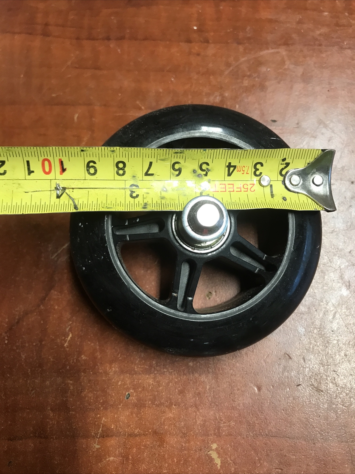 Used Genuine Part 4” Wheel Assembly DeWALT DWPW2100 Electric Pressure Washer