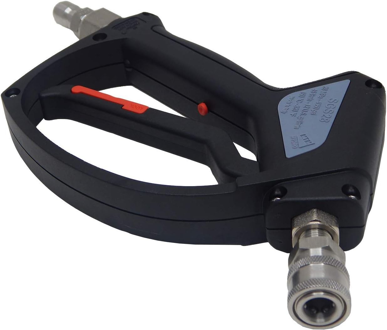 MTM Hydro SGS28 Pressure Washer Trigger Gun -Stainless Steel Connection Fittings
