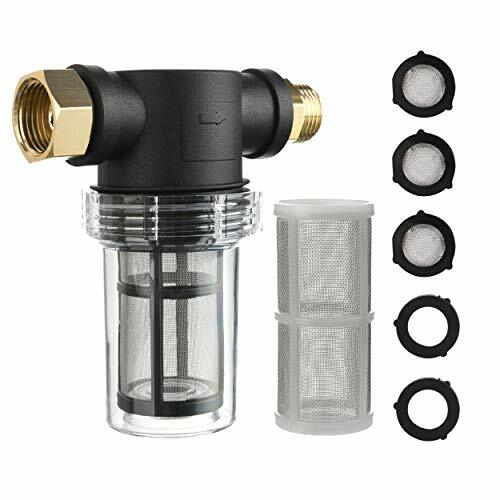 Garden Hose Filter For Pressure Washer Inlet,Inline Filter for Sediment,100 Mesh