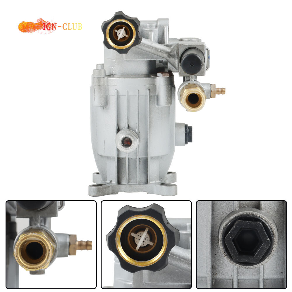 3000 PSI Power Pressure Washer Pump for 3/4″ Shaft Horizontal Washer Pump 2.5GPM