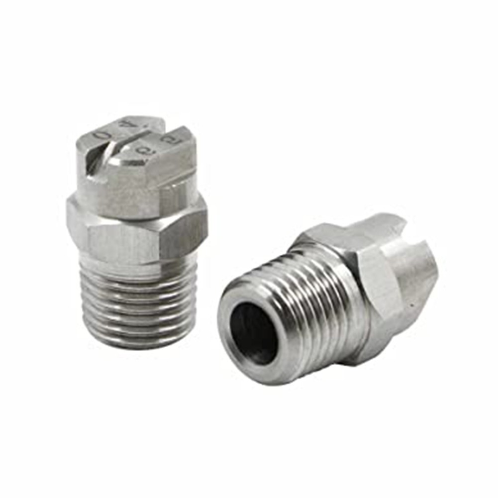 Pressure Washer Fan Nozzle 65 Deg 304 SS Construction 4pcs 1.3mm Orifice