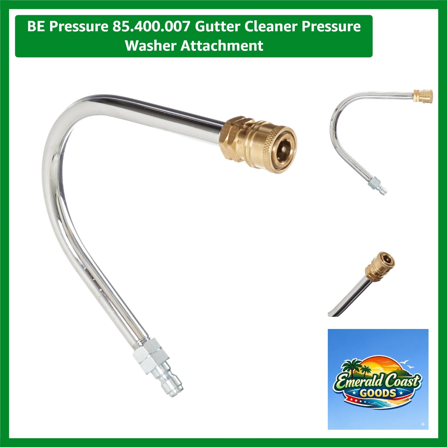 Gutter Cleaning Made Easy: BE Pressure 85.400.007 Attachment with Quick Connect