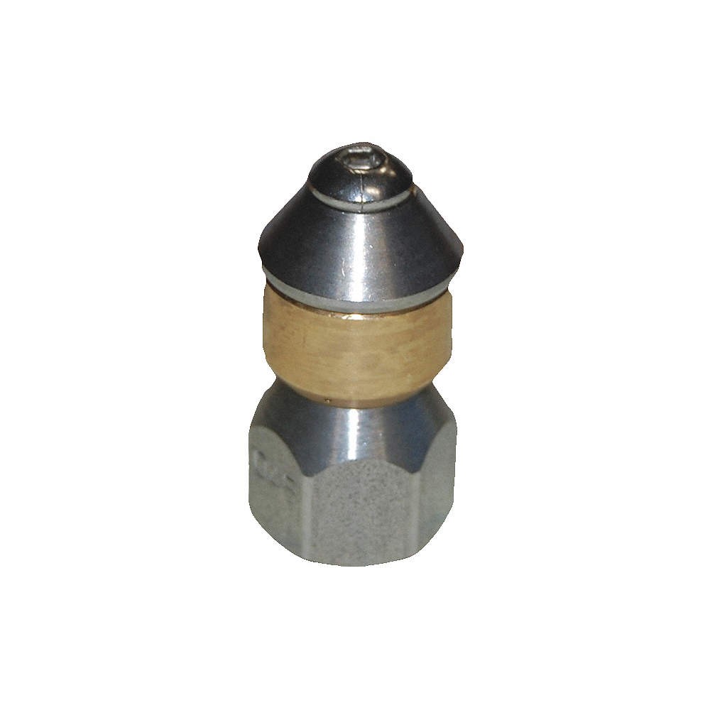 GRAINGER APPROVED MLRSN14045 Rotating Sewer Nozzle,Size 4.5,3600 psi 3ANU8