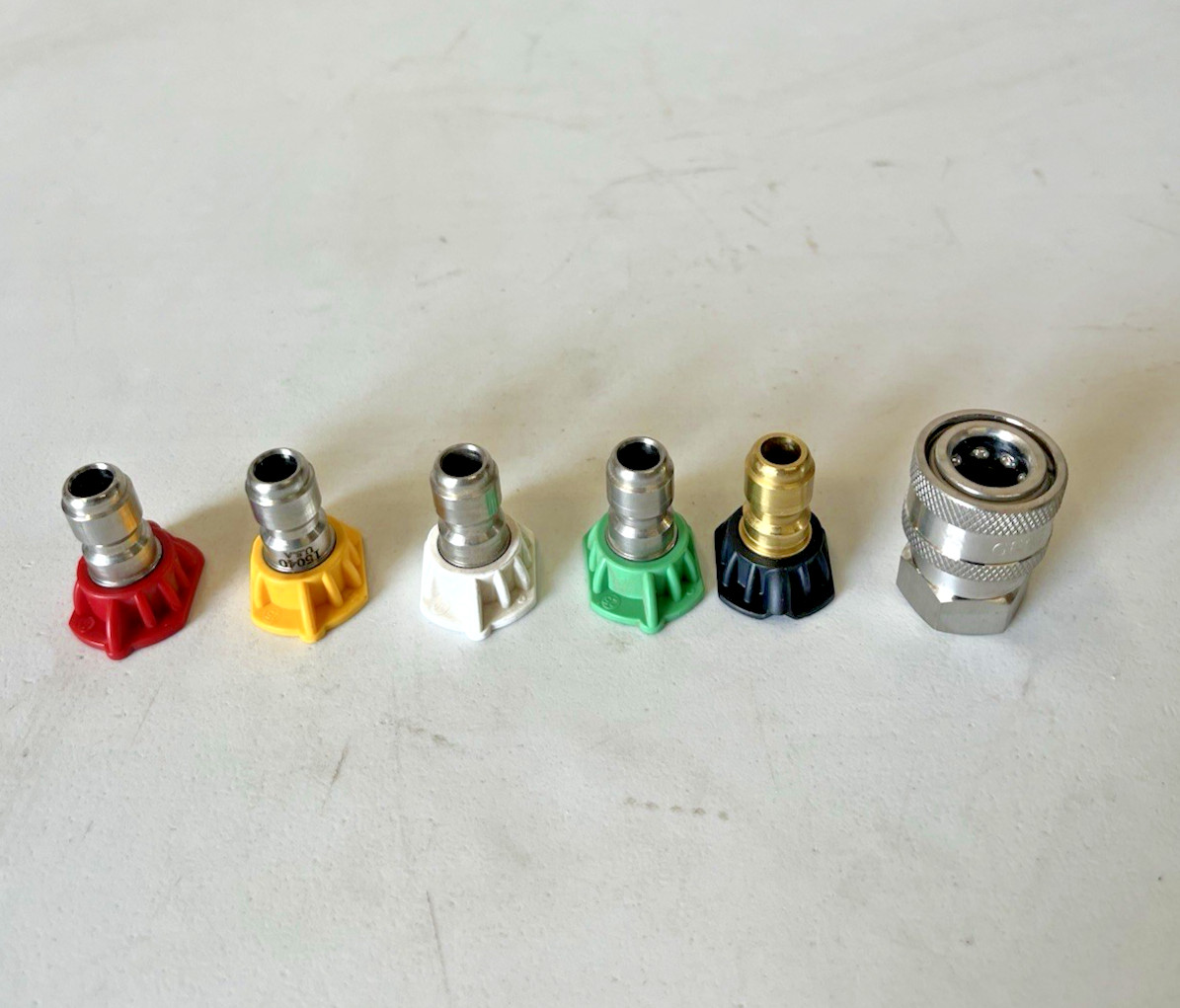 General Pump #5.0 Orifice Nozzles W/ Soap Nozzle & 1/4” Stainless Steel Socket