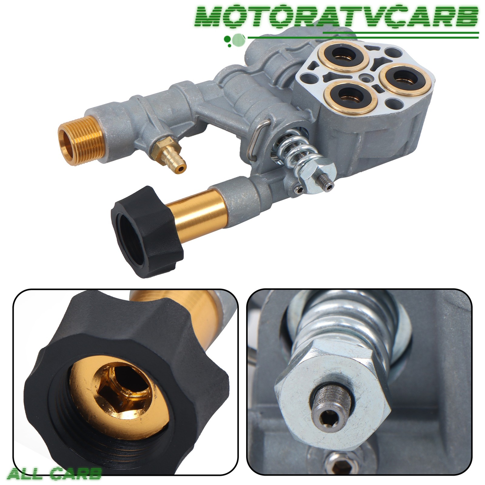 ALL-CARB For Simpson Cleaning 7108366 Manifold Kit for 510020 520006 Washer Pump