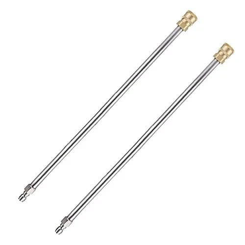 Pressure Washer Extension Wand, 17 Inch Stainless Steel, Power Lance, 2 Pack