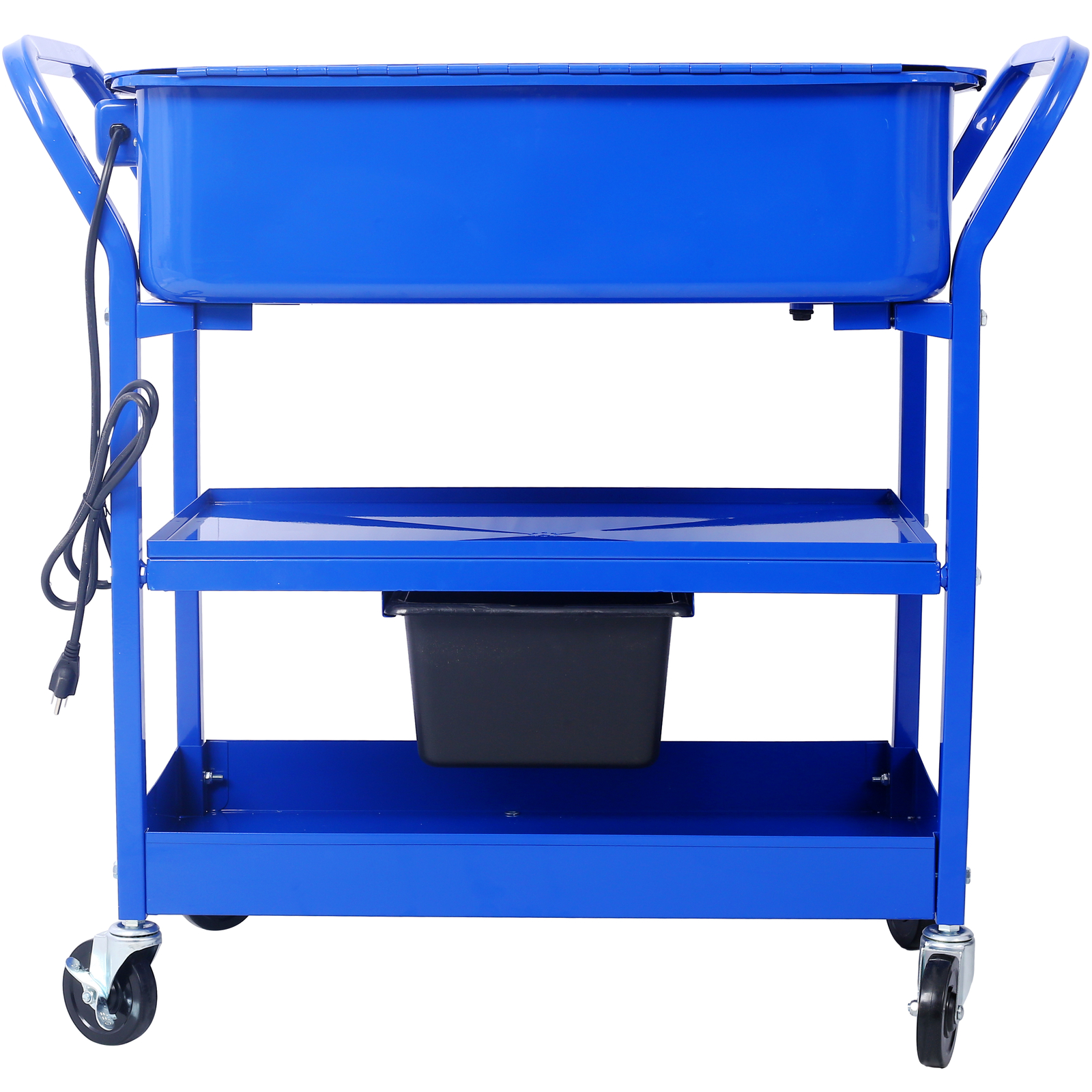 Mobile Parts Washer 20 Gallon Portable Cleaner for Use w/ Water Based Cleaning