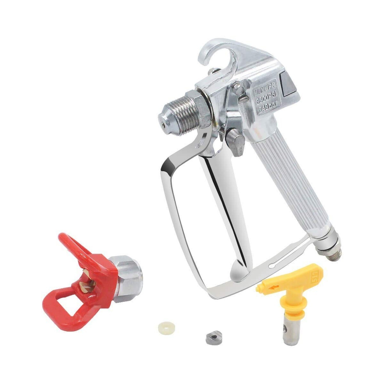 JOLINO Airless Paint Spray Gun, High Pressure 3600 PSI 517 Nozzle Tip Sprayer…