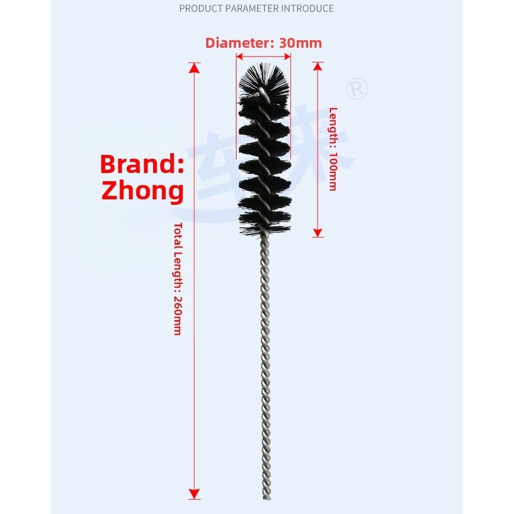 Drill Power Compatible Nylon Brush for Car Engine Intake Valve Carbon Cleaning