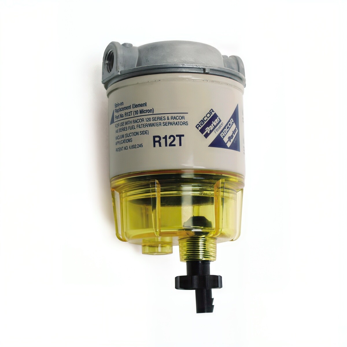 Racor Fuel Filter Water Separator Assembly, 10 Micron, 1/4 FPT Inlet/Outlet