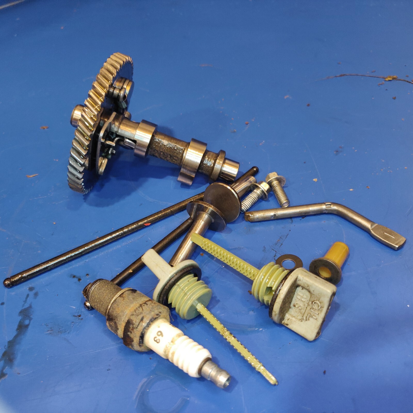 Camshaft dipstick JiangDong jf200 6.5hp honda Gentron Steele all power JF168