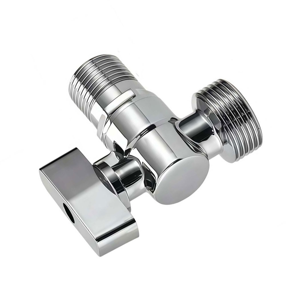 Chrome Finish Zinc Alloy Corner Valve Faucet for Effective Plumbing Solutions