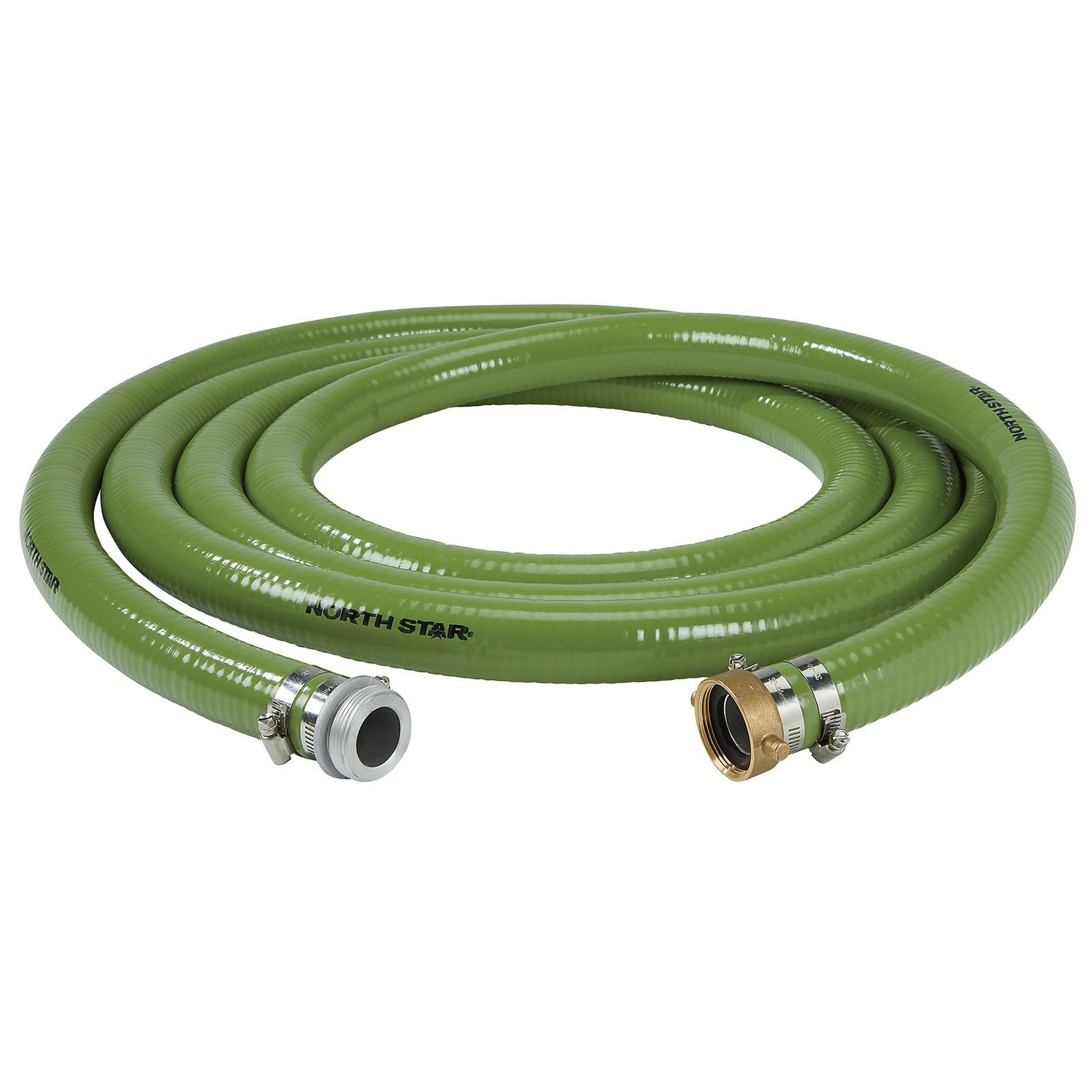 NorthStar Water Pump Suction Hose, 1-1/2in. x 20ft. Max. PSI 70, PVC,