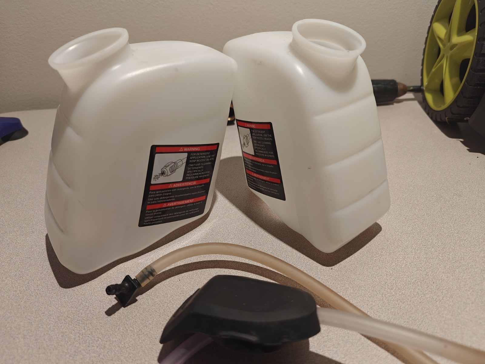 Sun Joe SPX3000 Pressure Washer Detergent Tanks Complete With Lids Hoses Filters
