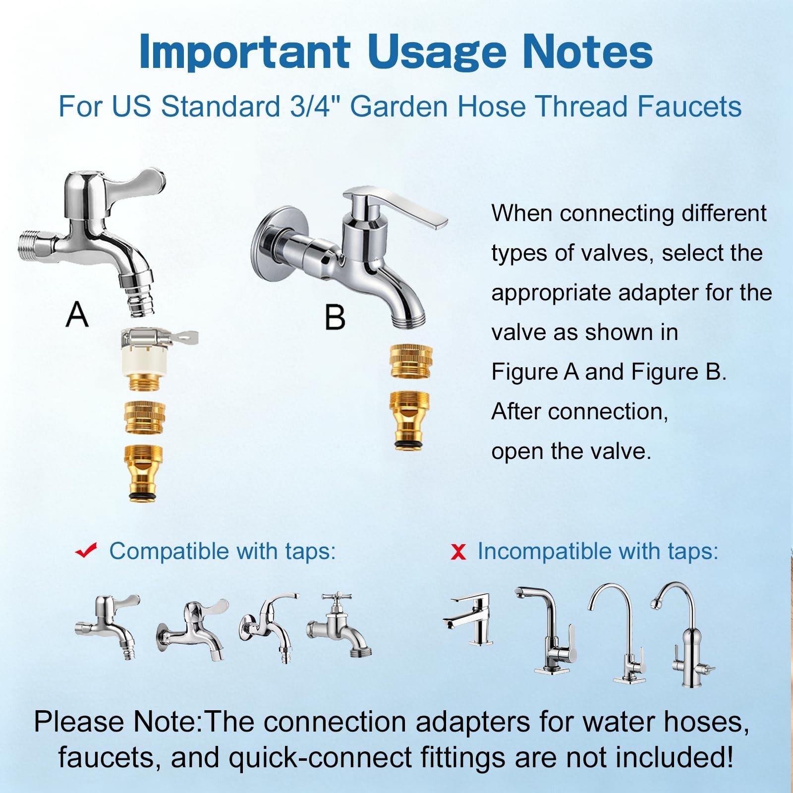 High Pressure Water Jet Nozzle for Pressure Washer, 360° Rotating Head, 3 Modes