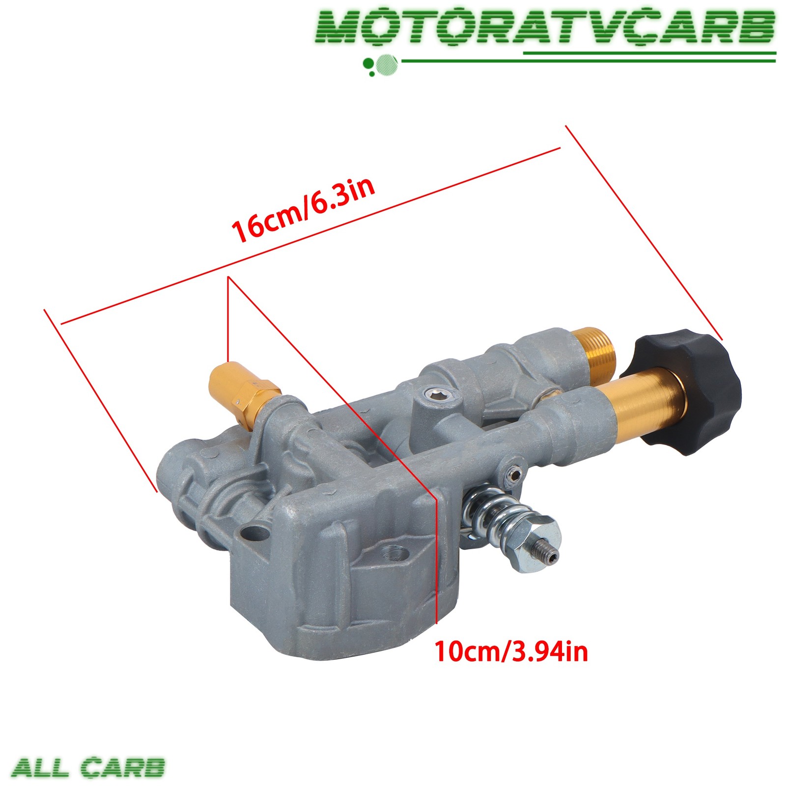 ALL-CARB For Simpson Cleaning 7108366 Manifold Kit for 510020 520006 Washer Pump