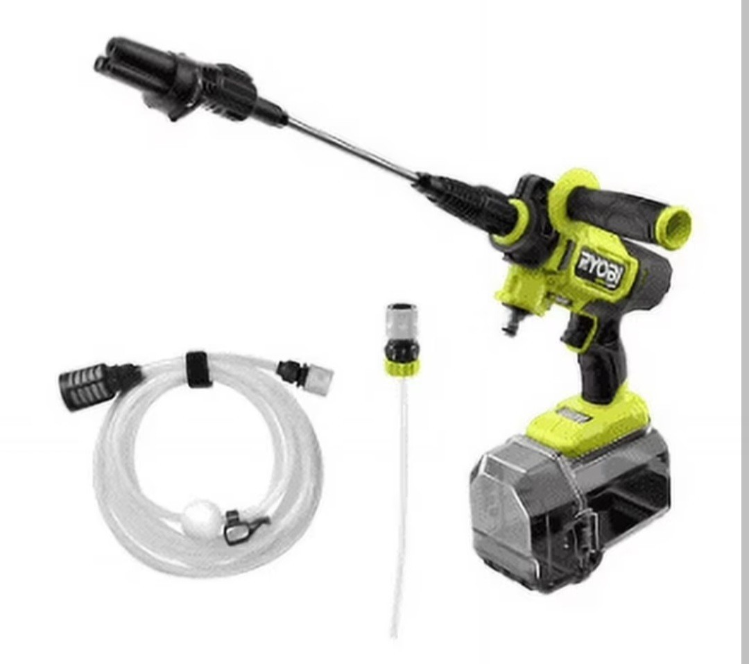 Ryobi 40V HP EZClean Cordless Brushless Pressure Washer 600 PSI w/ Accessories