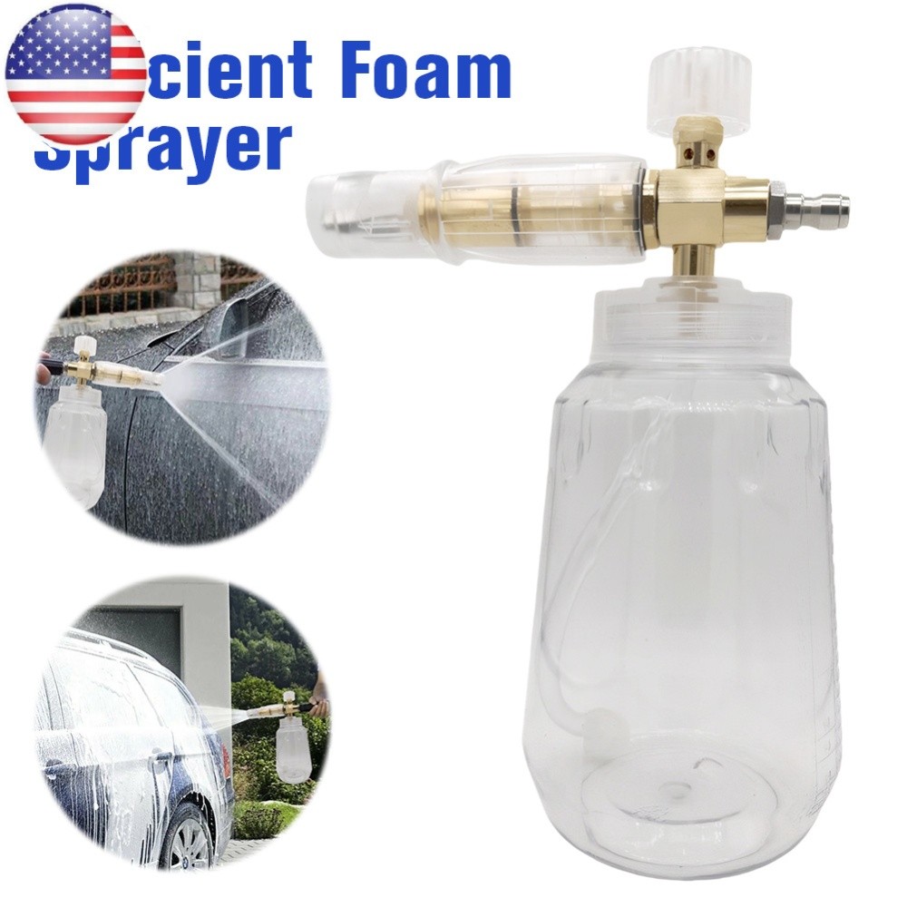 Car Soap Foam Pump Sprayer with Quick Connector for Car Washing and Cleaning